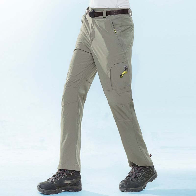 Men’s Lightweight Multi-Pocket Waterproof Hiking Trousers